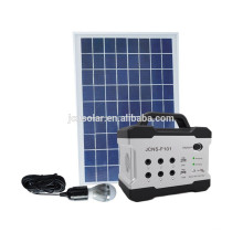 El sistema solar casero portable de la venta 20W de la venta fuera de la rejilla superior con la batería del litio-ion